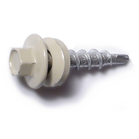 Buildright Self-Drilling Screw, #10 x 1 in, Painted Steel Hex Head Hex Drive, 545 PK 09572